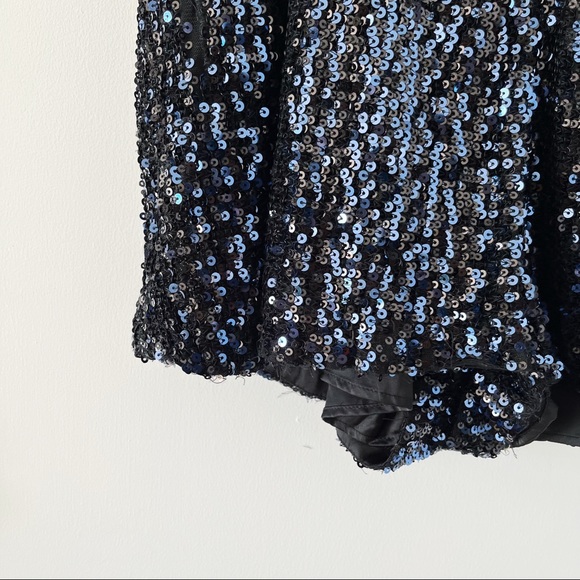 Free People Sparkle and Shine Sequin Romper with Tie Back - Picture 12 of 15